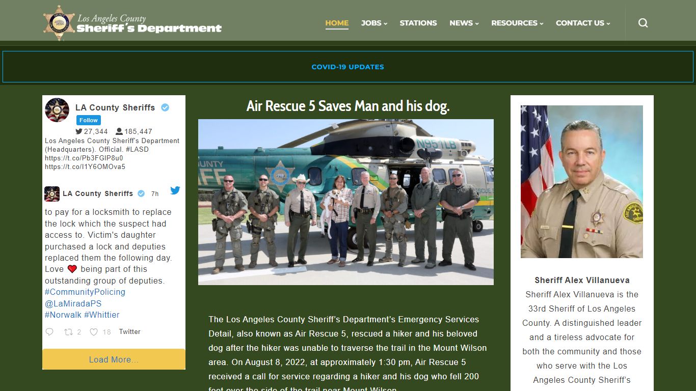 Los Angeles County Sheriff's Department | A Tradition of Service